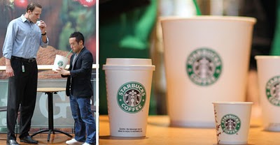Starbucks Plenta Micra April Fools Sizes